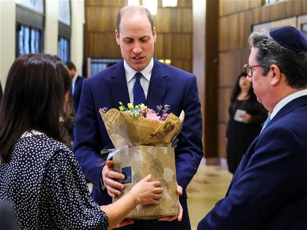 William and Kate 'extremely concerned' about rise of antisemitism' in UK