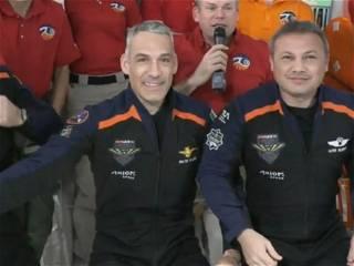 Astronauts from Turkey, Italy and Sweden return to Earth, ending private space station trip