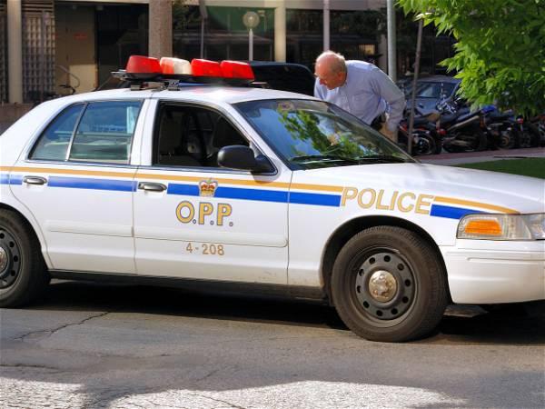 OPP reviewing interaction between officer, protesters outside Trudeau event