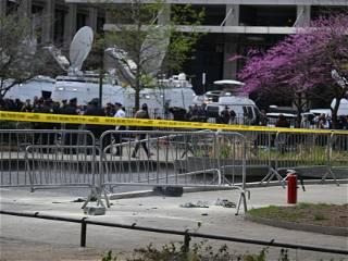 Man sets himself on fire in protest area outside Trump trial - reports