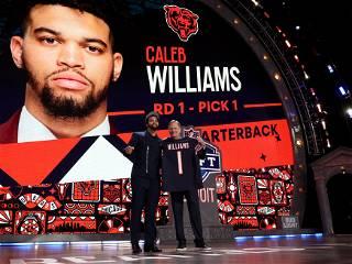 Caleb Williams goes to the Bears with the No. 1 overall pick in the NFL draft
