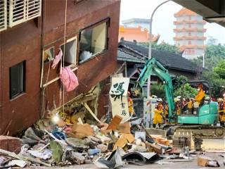 Taiwan's strongest earthquake in nearly 25 years damages buildings, leaving 9 dead