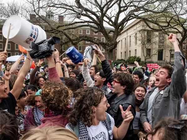 Brown University agrees to hold Israel divestment vote after pressure from student protesters