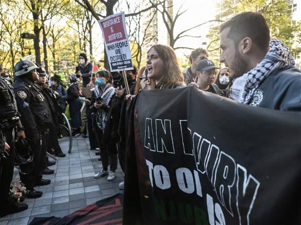 NYU requests NYPD to disperse pro-Palestinian encampment