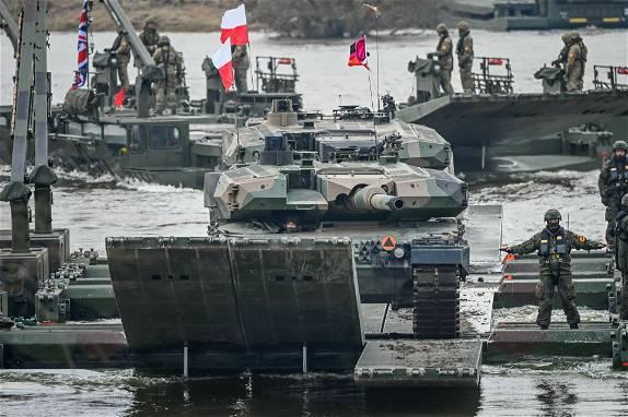 NATO drills show it is preparing for potential conflict with Russia, Moscow says