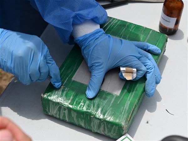 Three men charged after 500kg of cocaine worth $160m seized in Queensland